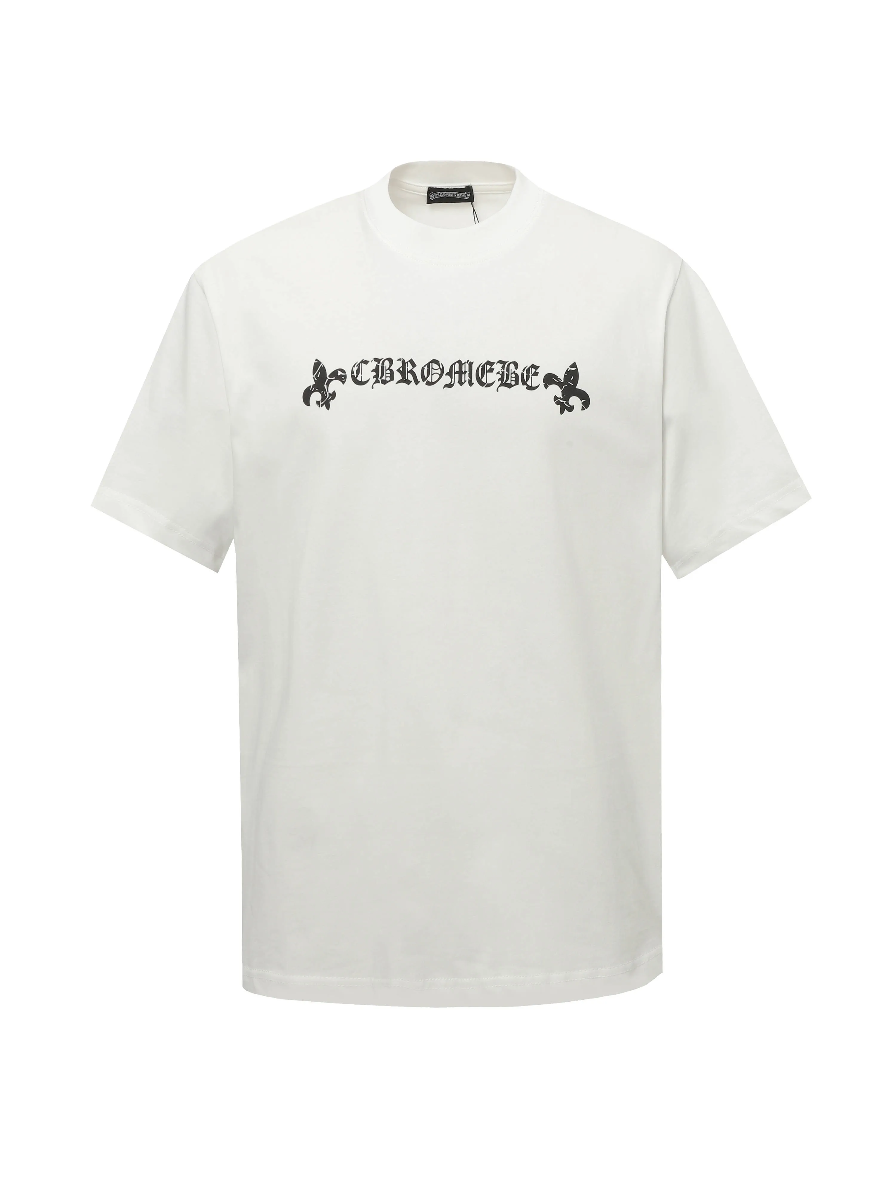 🅿️170 CHROME HEARTS/Chrome Heart CH Sanskrit printed short-sleeved T-shirt The fabric is made of 280g heavy combed cotton, customized with 32 count 1*1 threads, and washed twice for ready-to-wear. The fabric is comfortable and skin-friendly without any strange feeling. Custom-dyed fabric, with high textile density, good drape, and not easy to deform. The thick texture and tight spinning process will not affect the breathability of the fabric. The color saturation is very high. Imported digital direct-injection printing technology. A versatile and good-looking short-sleeve. The loose version covers the flesh and makes you look slimmer. It is the same style for men and women. It has three complete standards. Color: Black-White Size: XS-L